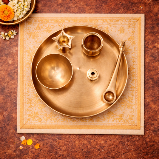 Bronze Pooja Set - Tarbhana