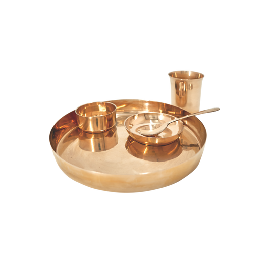 Bronze Dinner Set - Thali | 5 Items