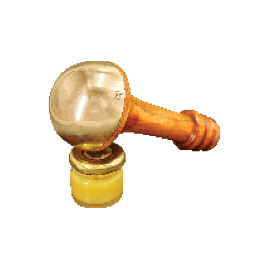 Bronze Massager with Ointment Ghee