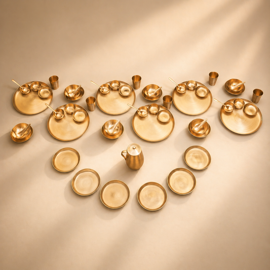 Bronze Bronze Dinner Set - Gala | 61 Items
