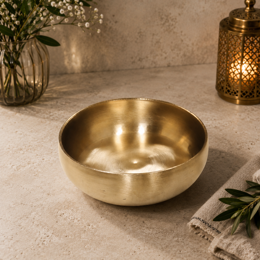 Bronze Halva Plate - Curve
