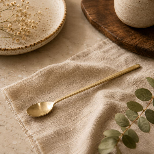 Bronze Hotel Coffee Spoon