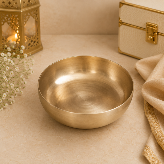 Bronze Lotus Bowl