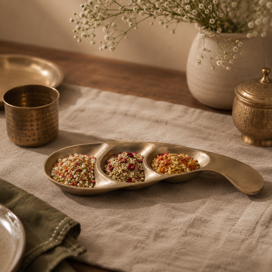 Bronze Plate - Mukhwas