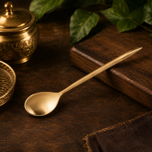 Bronze Serving Spoon - Roman - Baby