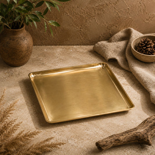Bronze Plate - Square