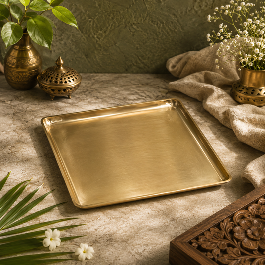 Bronze Plate - Square